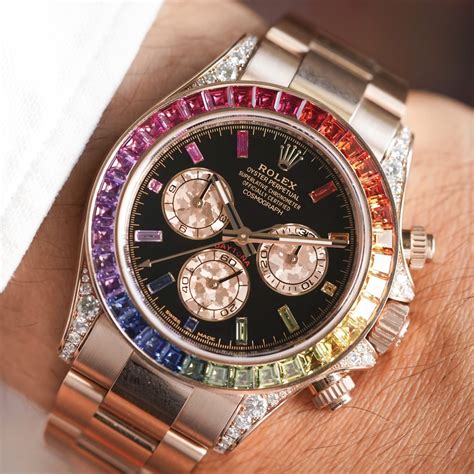 rolex daytona set completo 116595rbow|rolex rainbow 116595.